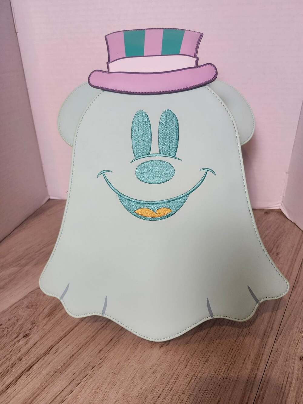 Loungefly Disney Pastel Mickey Mouse Ghost Glow-in-the-Dark Mini Backpack